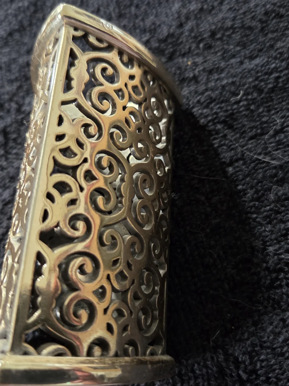 Brighton Silver-Tone Filigree Pencil Holder